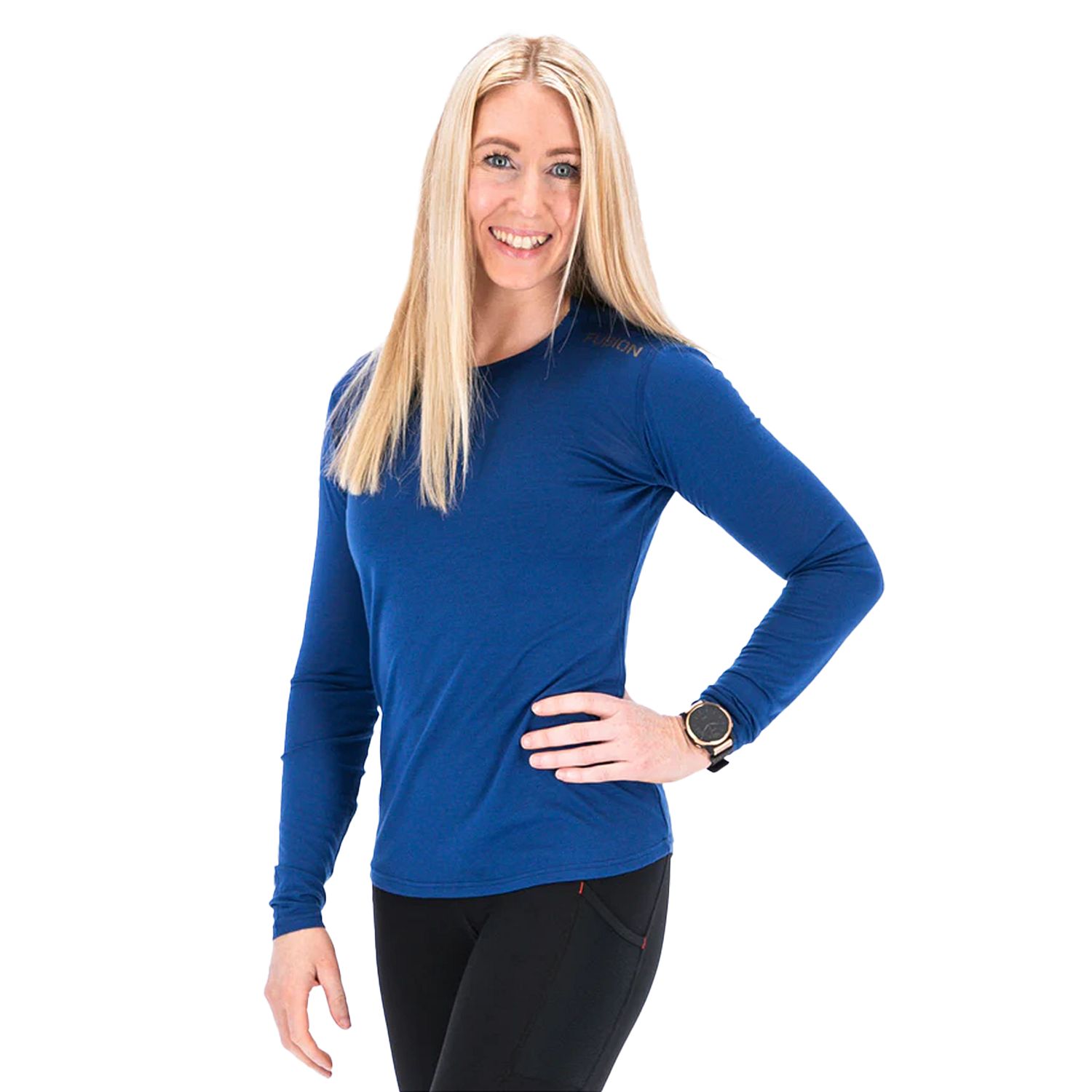 94990-Fusion-Merino-150-LS-Shirt-blauw-dames-afbeelding-1