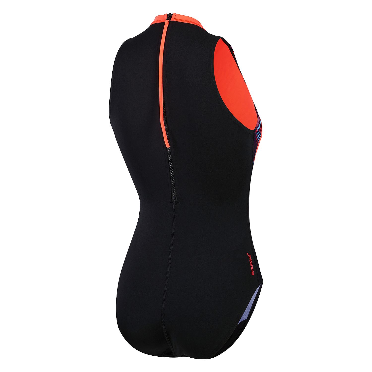 109154-Speedo-eco-print-hydrasuit-zwartrood-dames-afbeelding-2