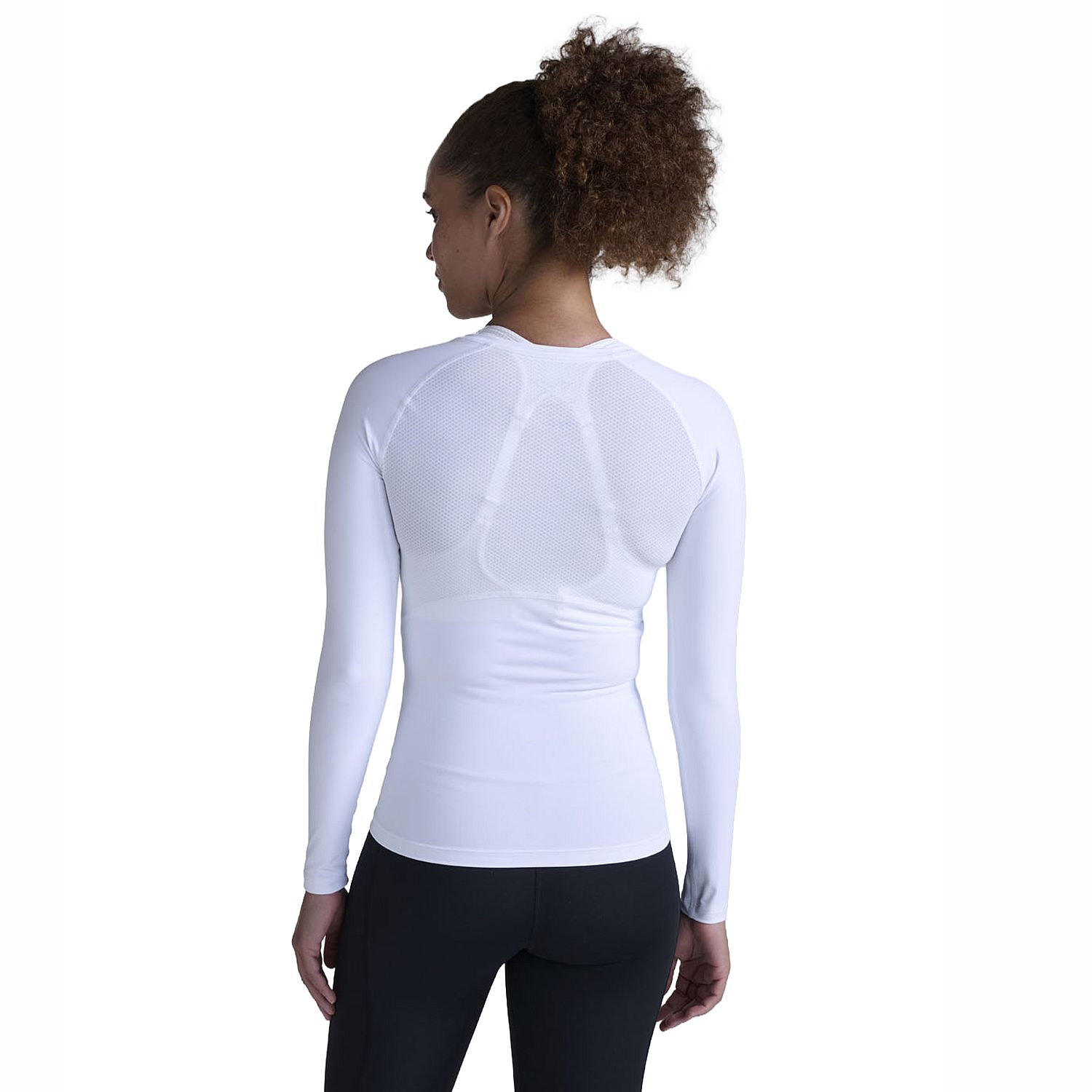 141901-2XU-Core-Compression-hardloopshirt-lange-mouw-White-dames-afbeelding-5