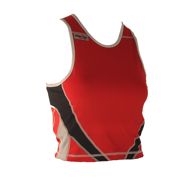 52948-Ironman-tri-top-mouwloos-extreme-roodzwart-dames-afbeelding-1