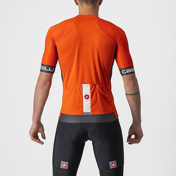74664-Castelli-Entrata-VI-korte-mouw-fietsshirt-oranje-heren-afbeelding-2