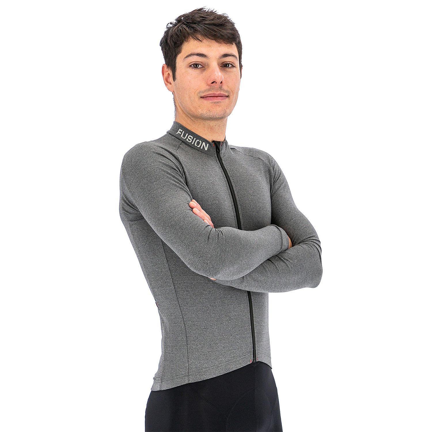 88576-Fusion-Light-LS-cycling-Jersey-grijs-Unisex-afbeelding-1