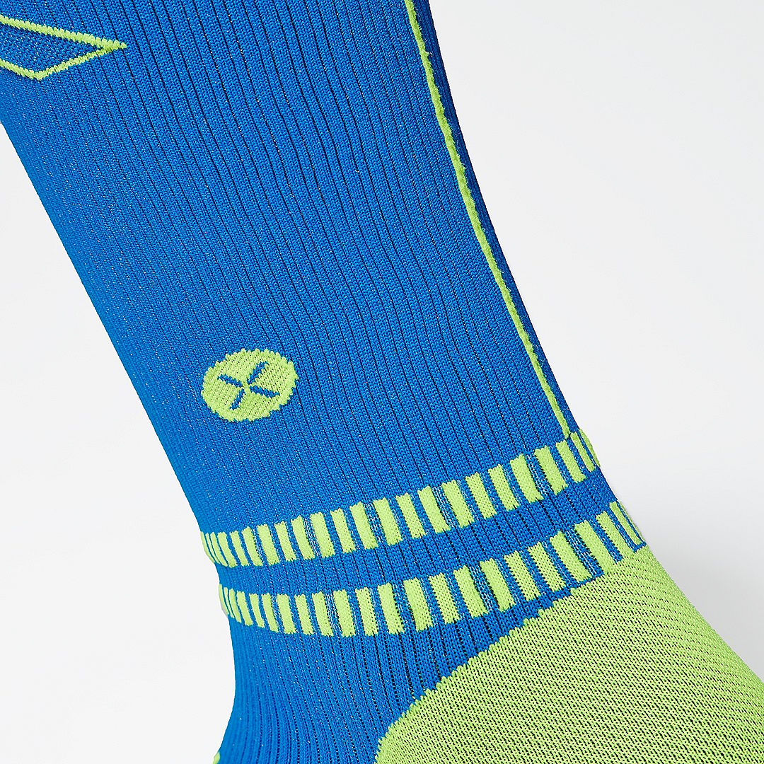 116205-Stox-Running-Ultralight-Socks-blauwgeel-heren-afbeelding-4