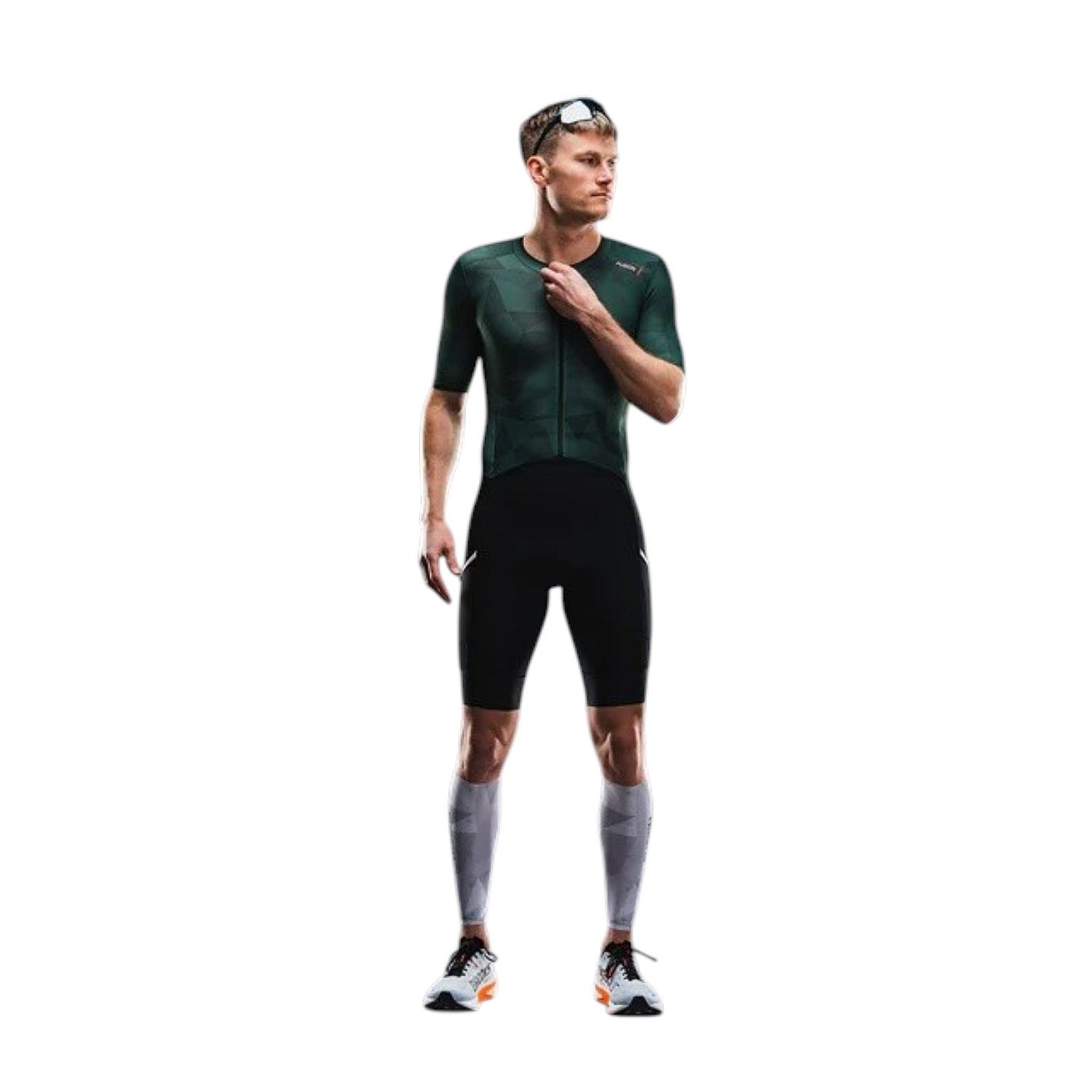143658-Fusion-TEMPO-TWO-trisuit-korte-mouw-race-green-unisex-afbeelding-1