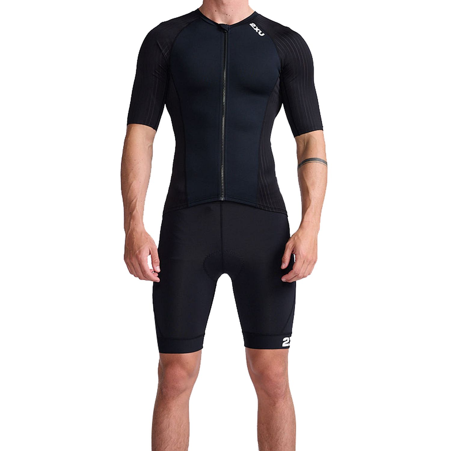 76113-2XU-Aero-tri-top-korte-mouw-zwart-heren-afbeelding-1