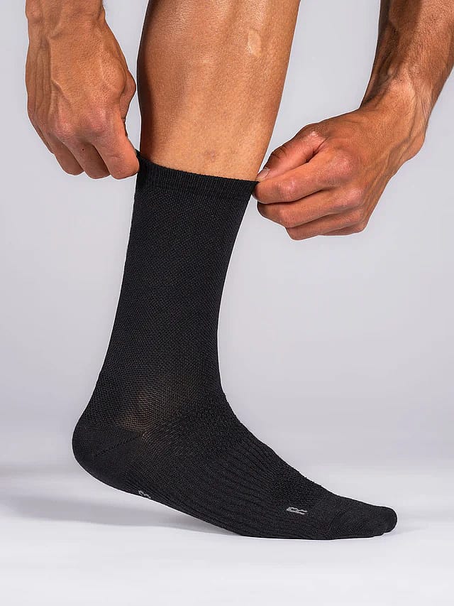 94725-Fusion-Cycling-Socks-Merino-zwart-Unisex-afbeelding-2