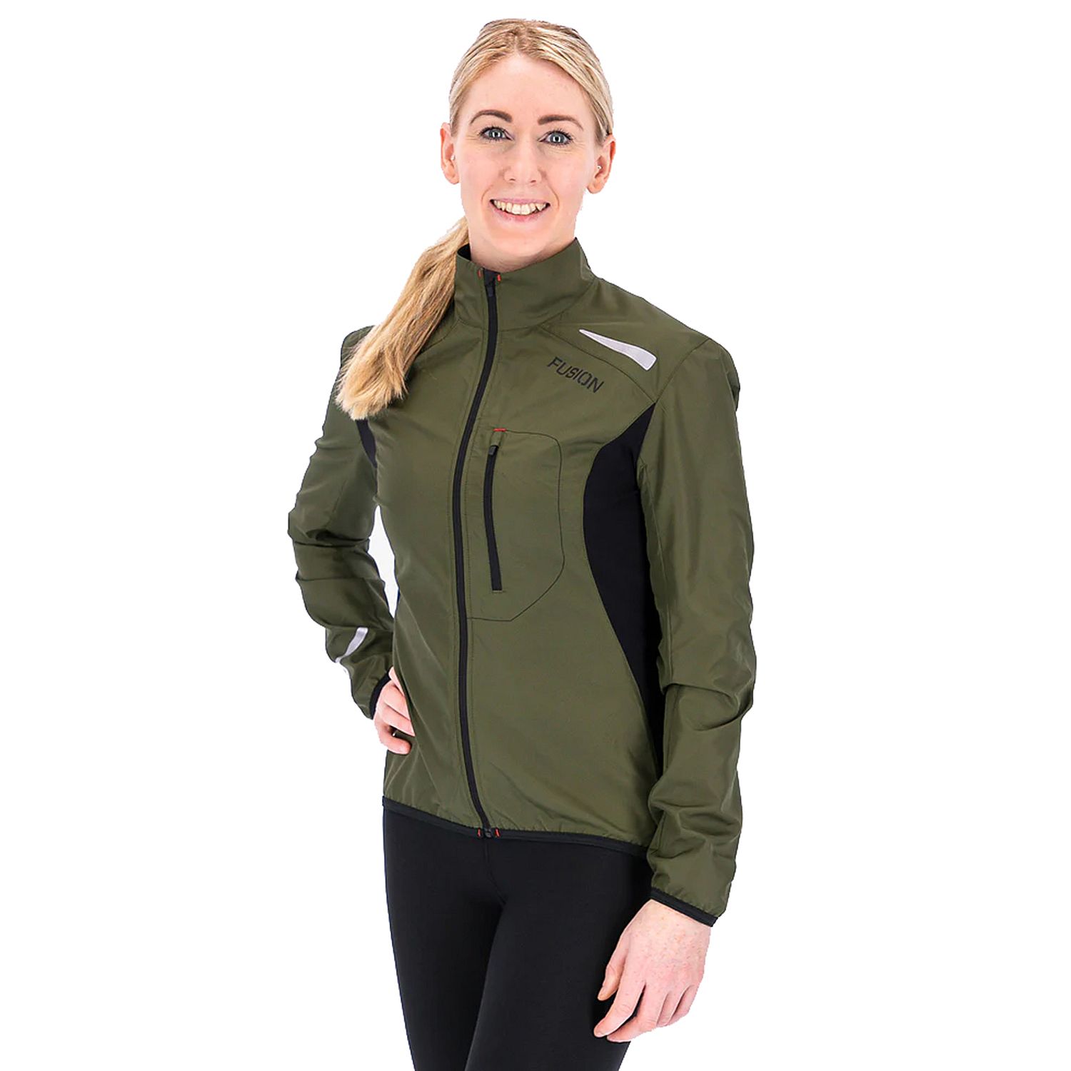 88468-Fusion-S1-Run-Jacket-groen-dames-afbeelding-1