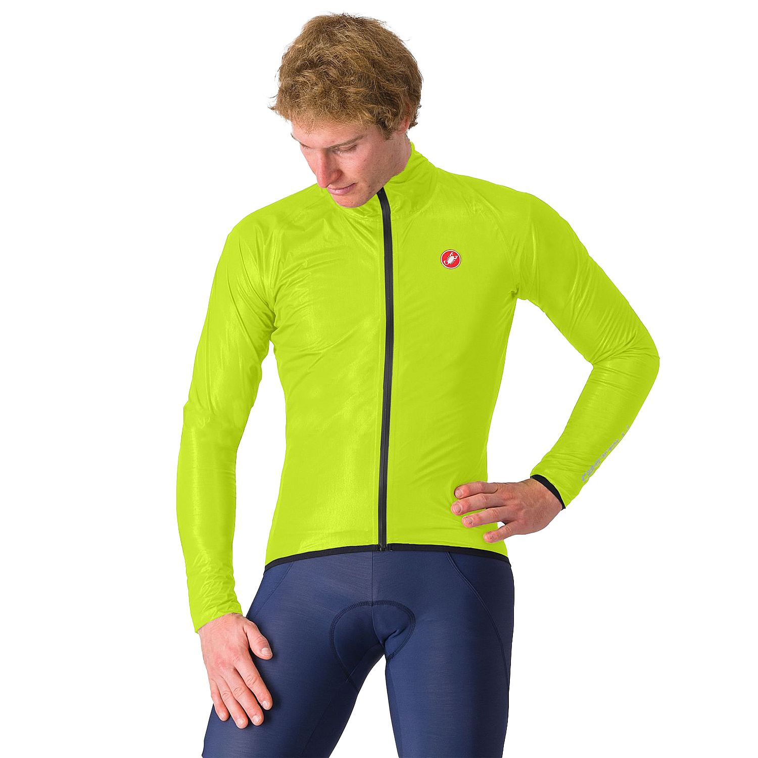104772-Castelli-Squall-shell-jacket-lange-mouw-electric-limesilver-reflex-heren-afbeelding-1