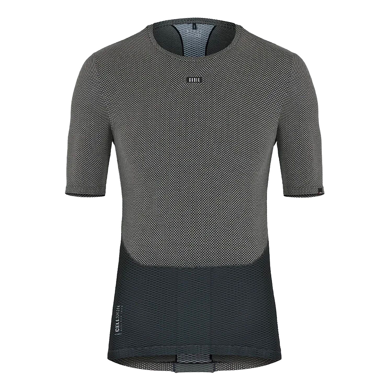 10-07-011-001-Gobik-cell-skin-korte-mouw-greyblack-dames-afbeelding-1