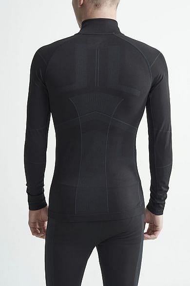 44924-Craft-Active-Intensity-zip-lange-mouw-ondershirt-zwart-heren-afbeelding-4