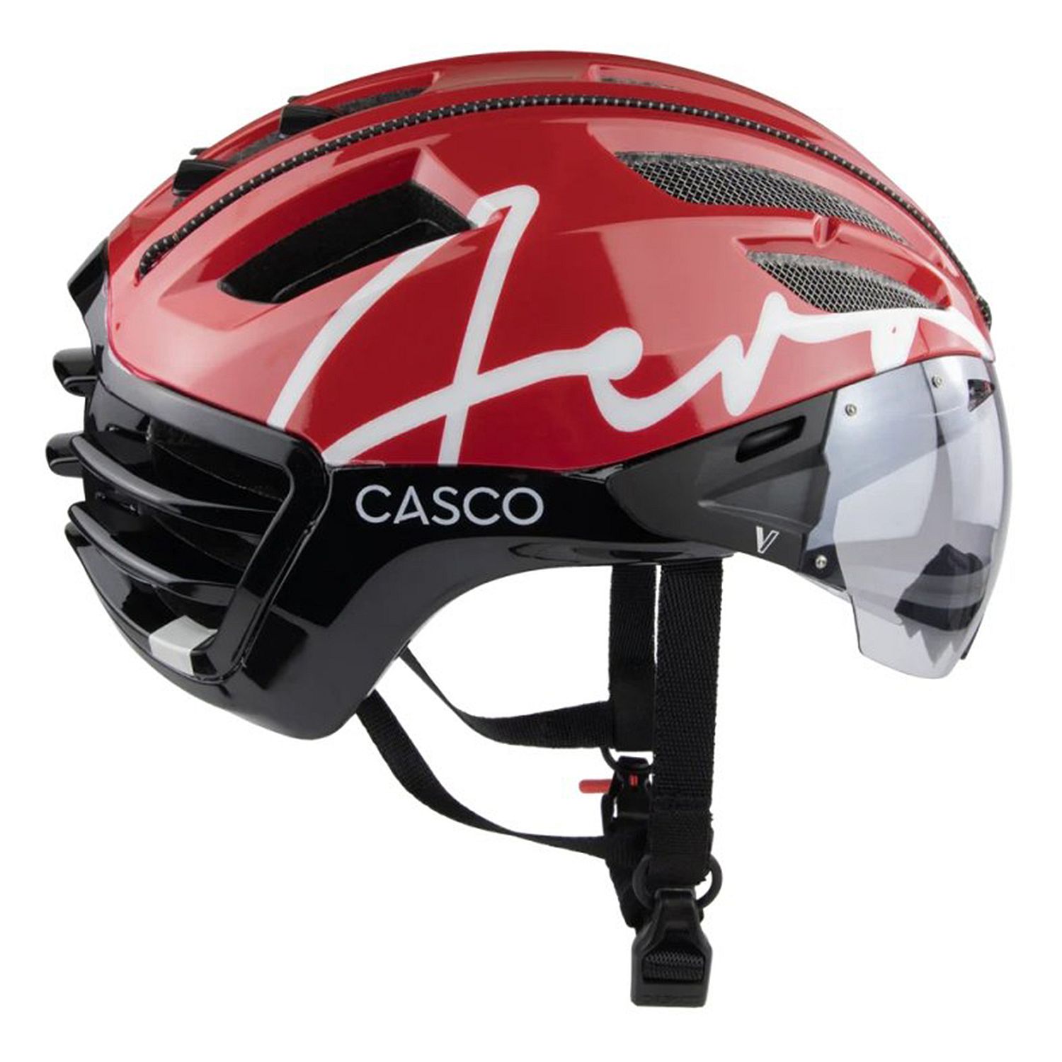 142183-Casco-SPEEDairo-Aero-Crimson-fietshelm-roodzwart-afbeelding-2