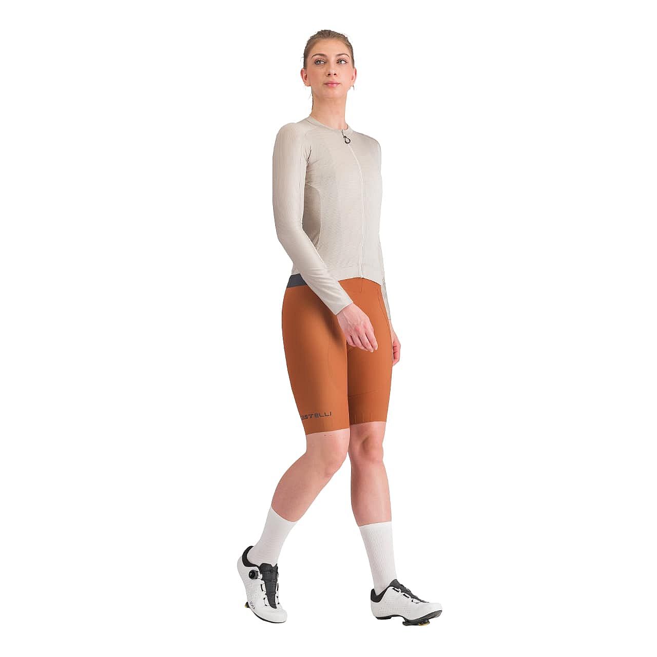 111223-Castelli-Espresso-fietsshirt-lange-mouw-grijs-dames-afbeelding-1