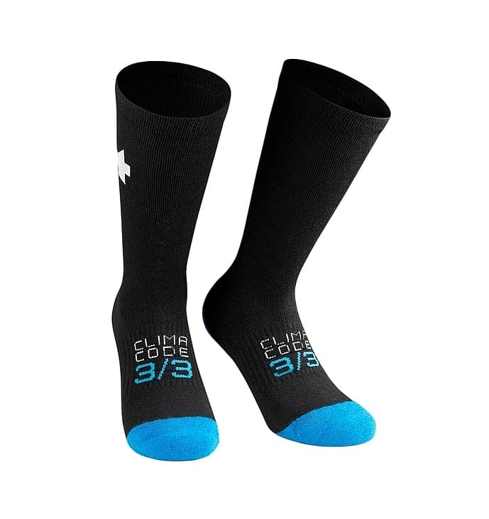 119805-Assos-Ultraz-winter-P1-fietssokken-zwartblauw-unisex-afbeelding-1
