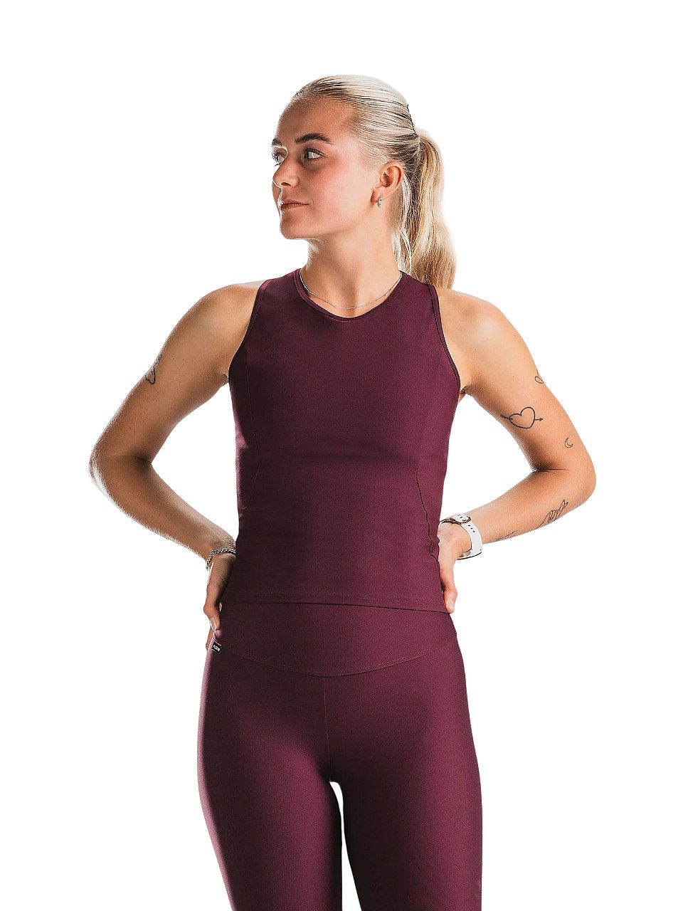 119814-Fusion-Tank-Top-bordeaux-dames-afbeelding-1