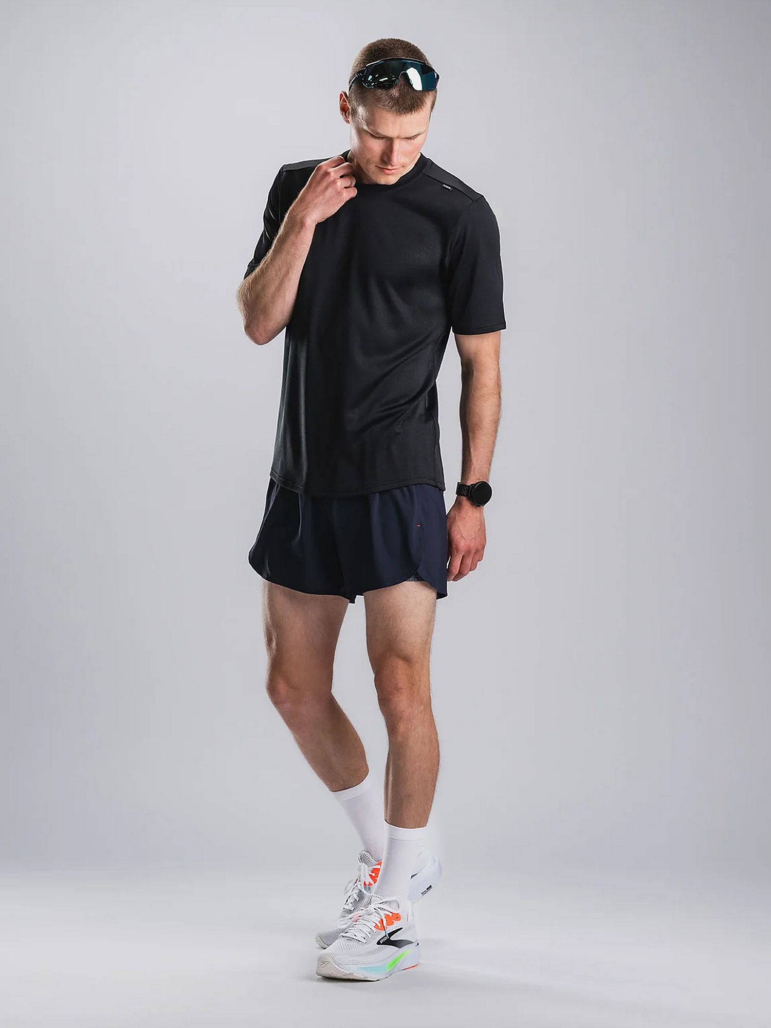 144497-Fusion-Tempo-Two-Run-T-shirt-heren-zwart-afbeelding-4