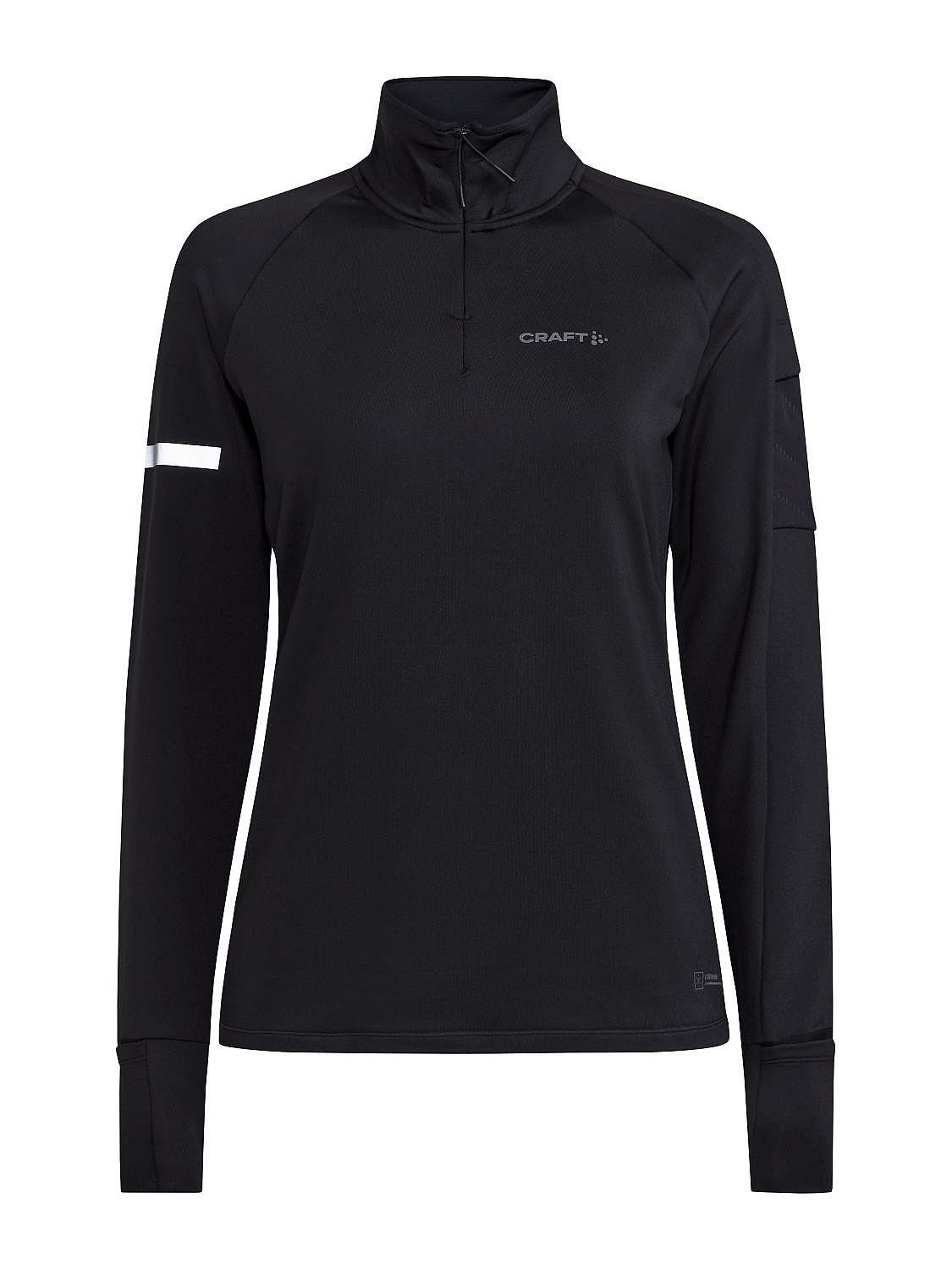 92585-Craft-Advanced-Subz-2-lange-mouw-hardloopshirt-zwart-dames-afbeelding-1