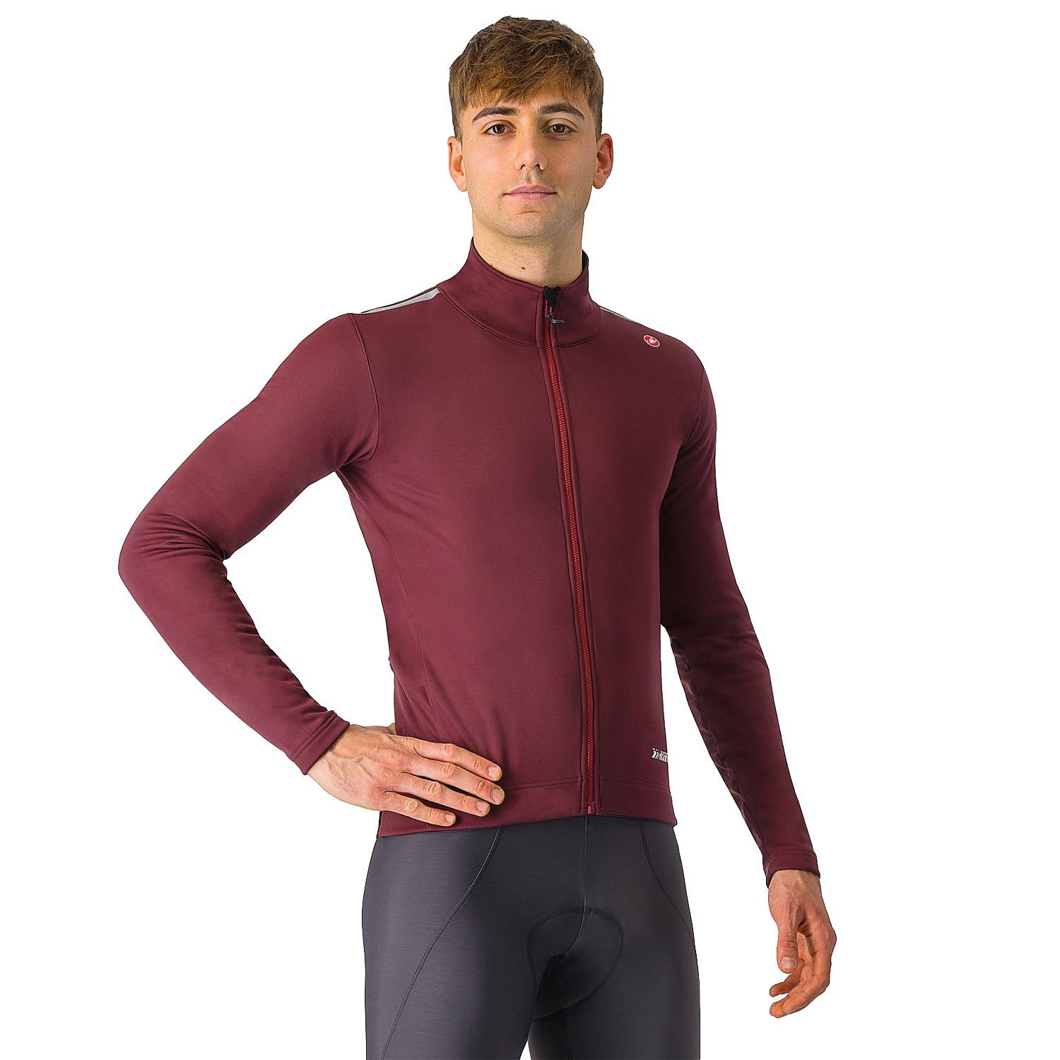103438-Castelli-Espresso-air-jacket-lange-mouw-deep-bordeaux-heren-afbeelding-1