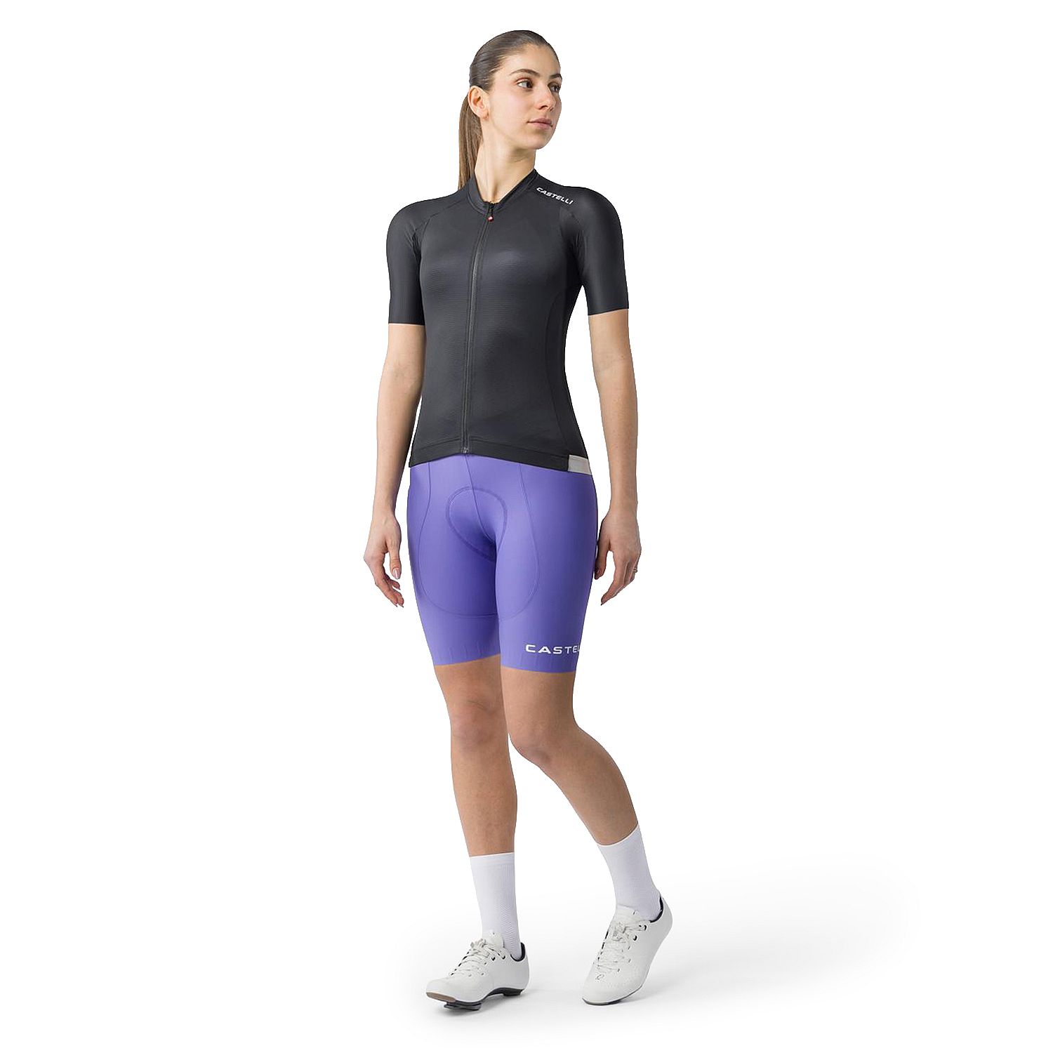 141078-Castelli-espresso--2-w-jersey-black-dames-afbeelding-1