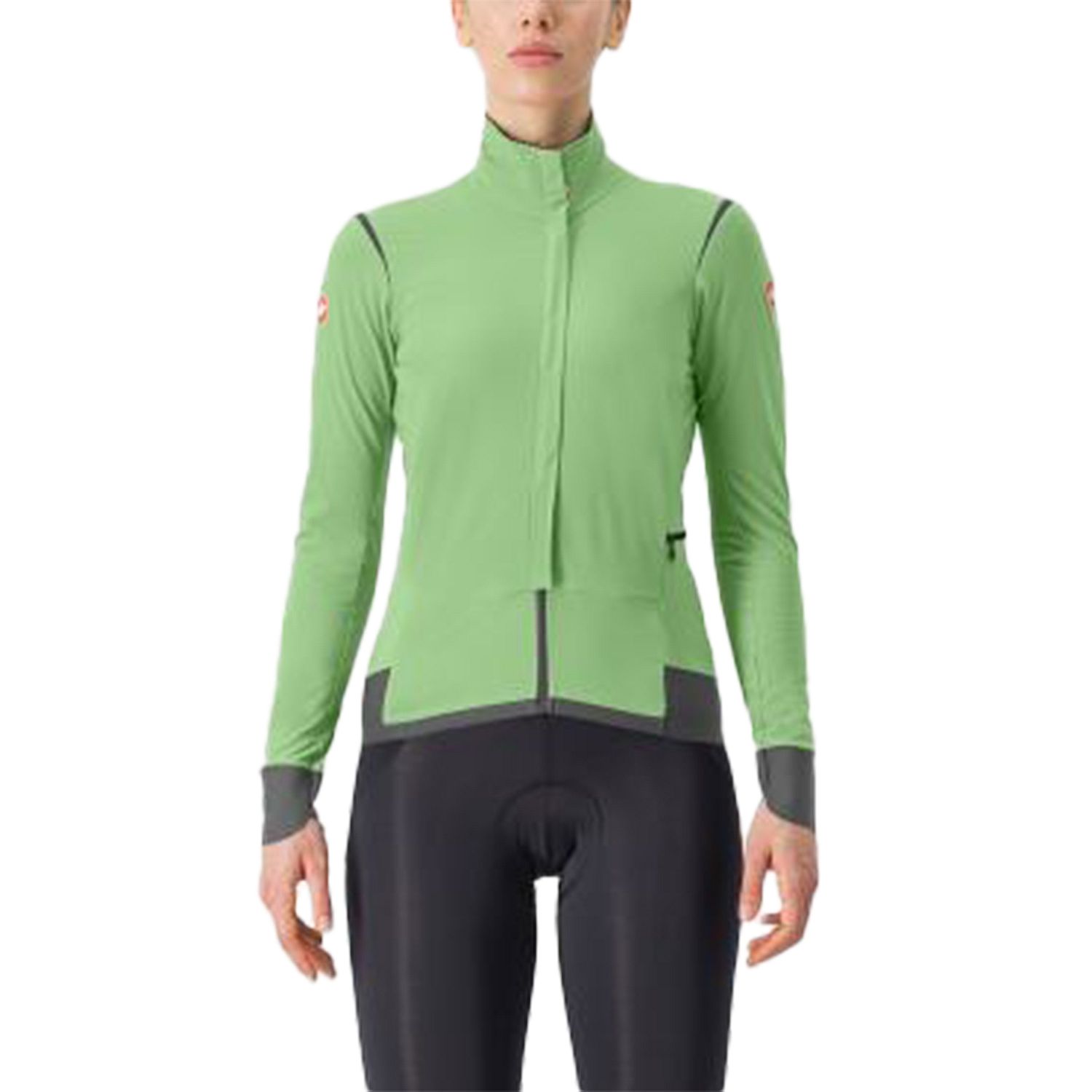 91824-Castelli-Alpha-Flight-RoS-lange-mouw-fietsjack-groen-dames-afbeelding-1