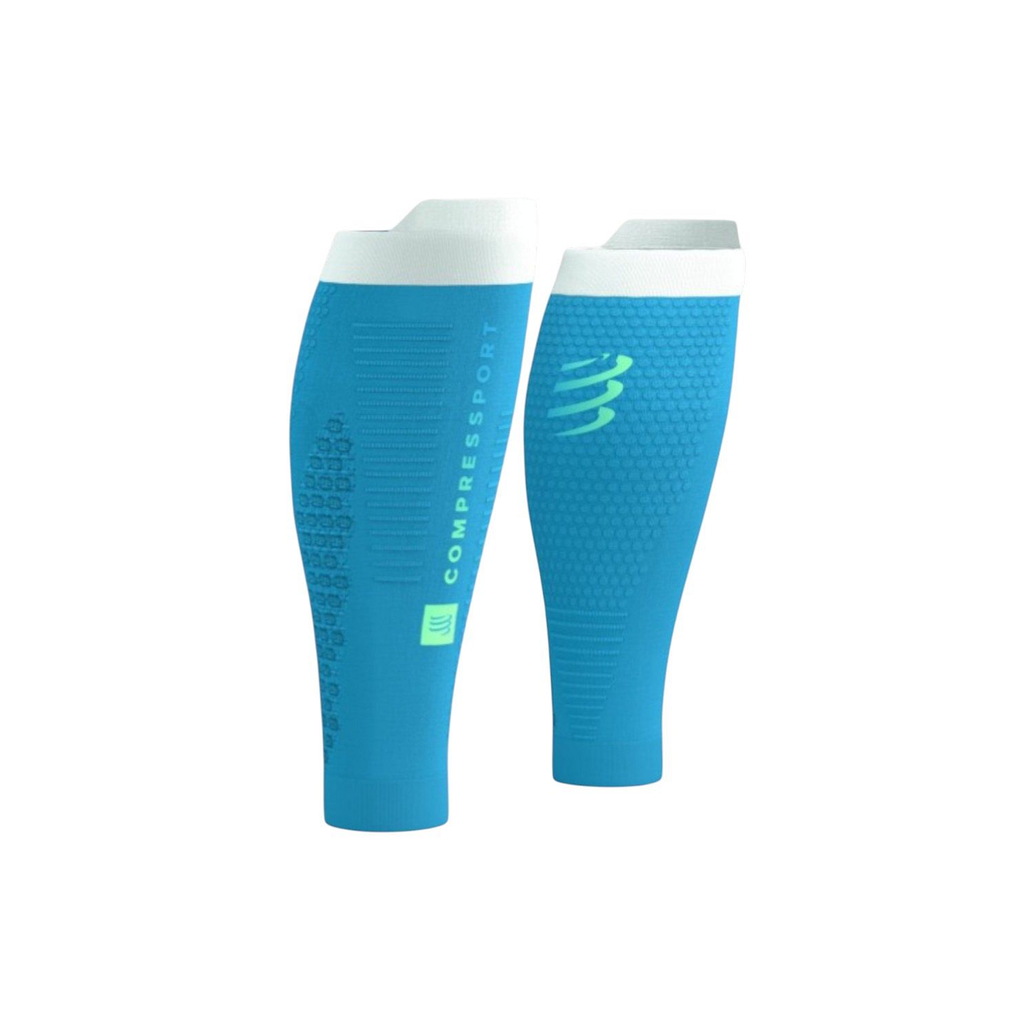 140243-Compressport-R2-3.0-Compressie-Sleeves-blauwwit-afbeelding-1