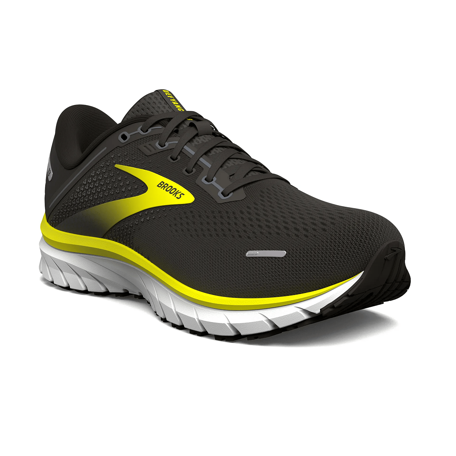114547-Brooks-Defyance-13-hardloopschoenen-Narrow-zwartgeel-heren-afbeelding-2