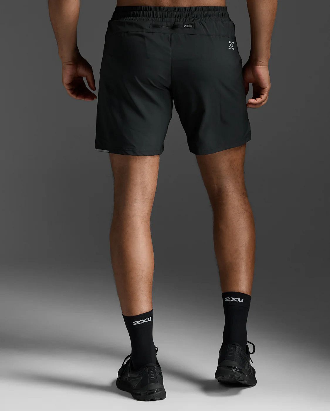 113636-2XU-Aero-7-Inch-Shorts-BlackSilver-Reflective-Heren-afbeelding-4
