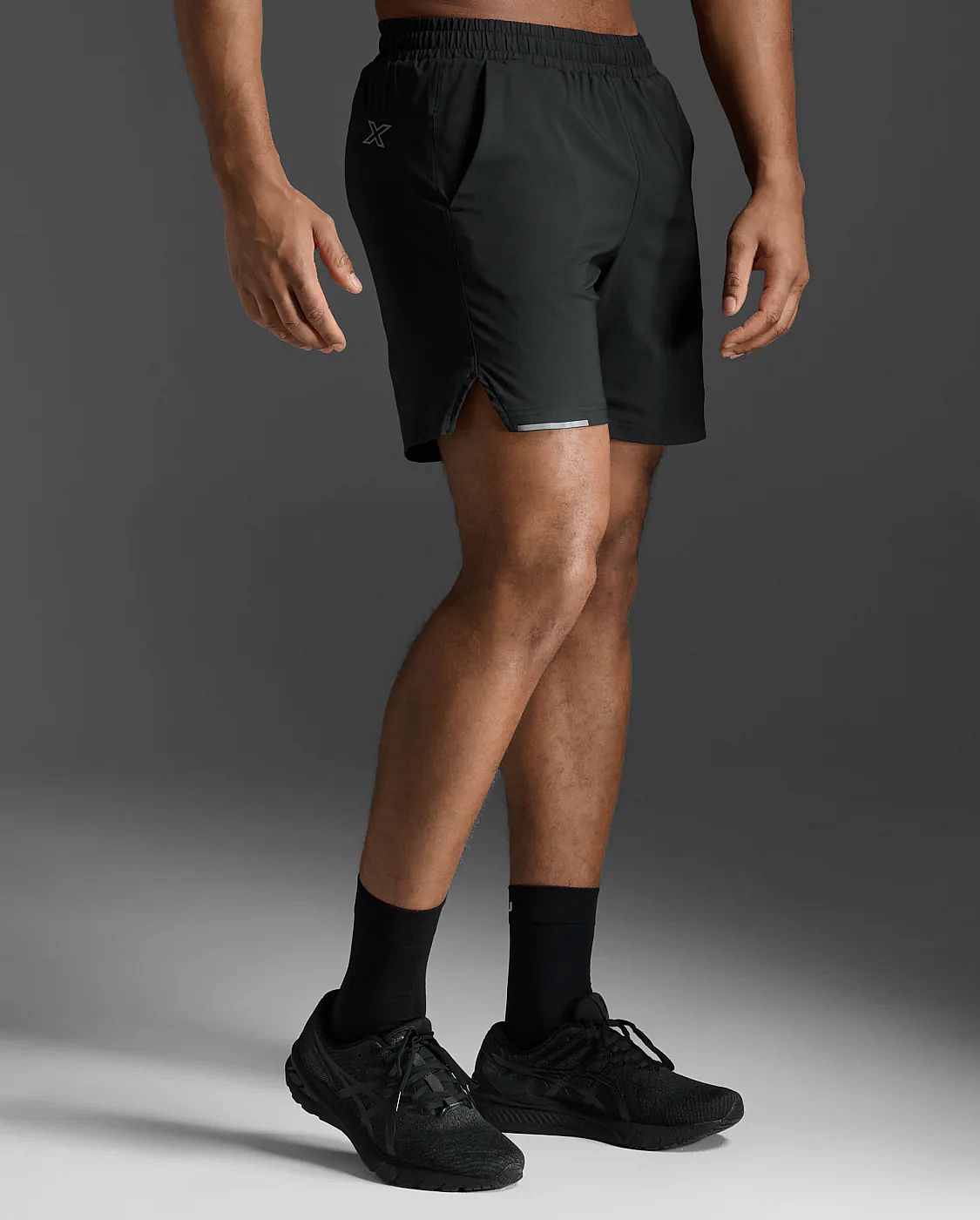 113636-2XU-Aero-7-Inch-Shorts-BlackSilver-Reflective-Heren-afbeelding-2