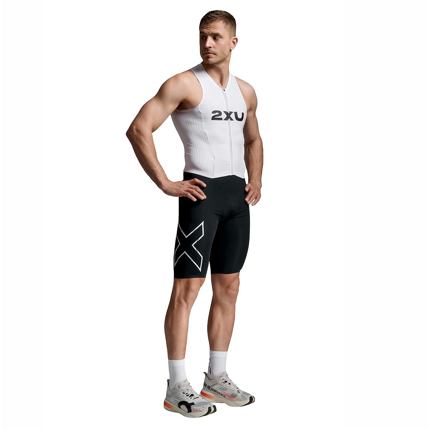 141863-2XU-Light-speed-react-trisuit-korte-mouw-BlackWhite-heren-afbeelding-2
