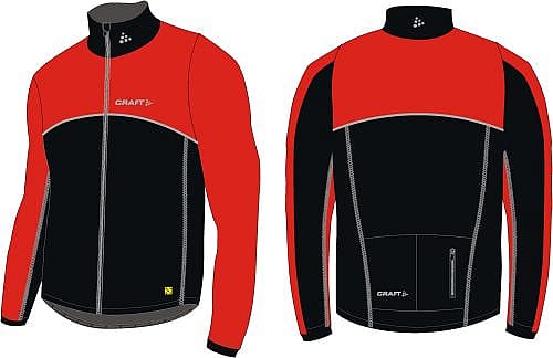 55755-Craft-Thermo-Schaatsjack-windstopper-flatlock-zwartrood-unisex-afbeelding-1
