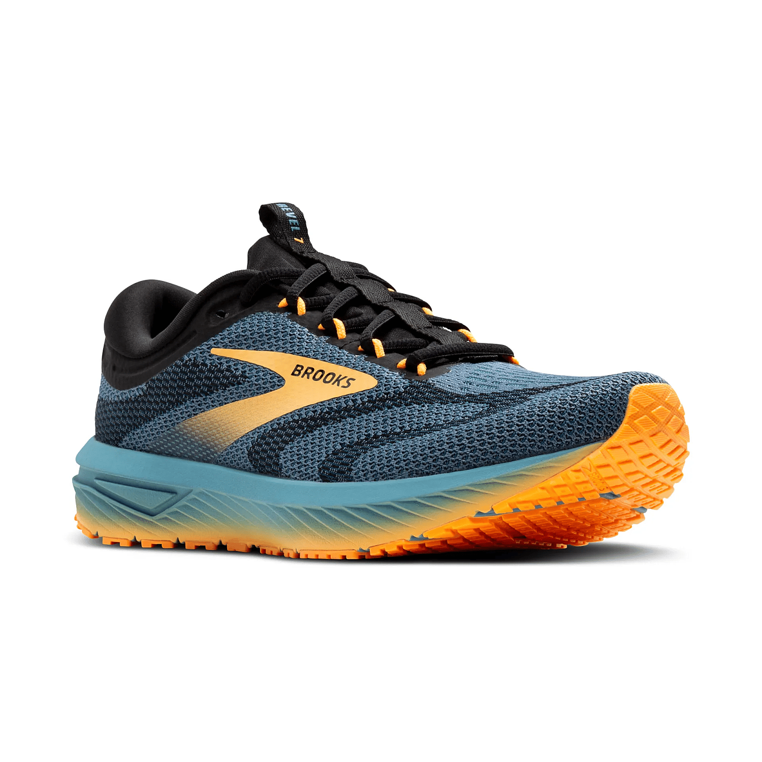 107458-Brooks-Revel-7-hardloopschoenen-storm-blueblackorange-pop-heren-afbeelding-2