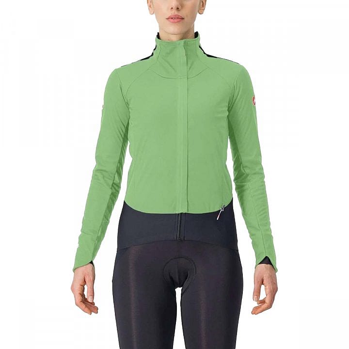 4523541-352-Castelli-Alpha-Doppio-RoS-lange-mouw-fietsjack-groen-dames-afbeelding-1