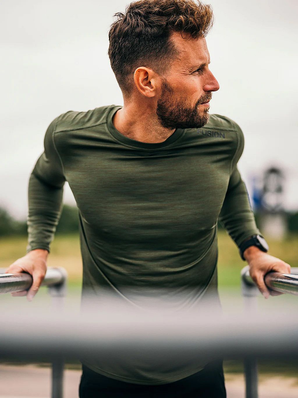 88877-Fusion-C3-LS-Shirt-groen-heren-afbeelding-5