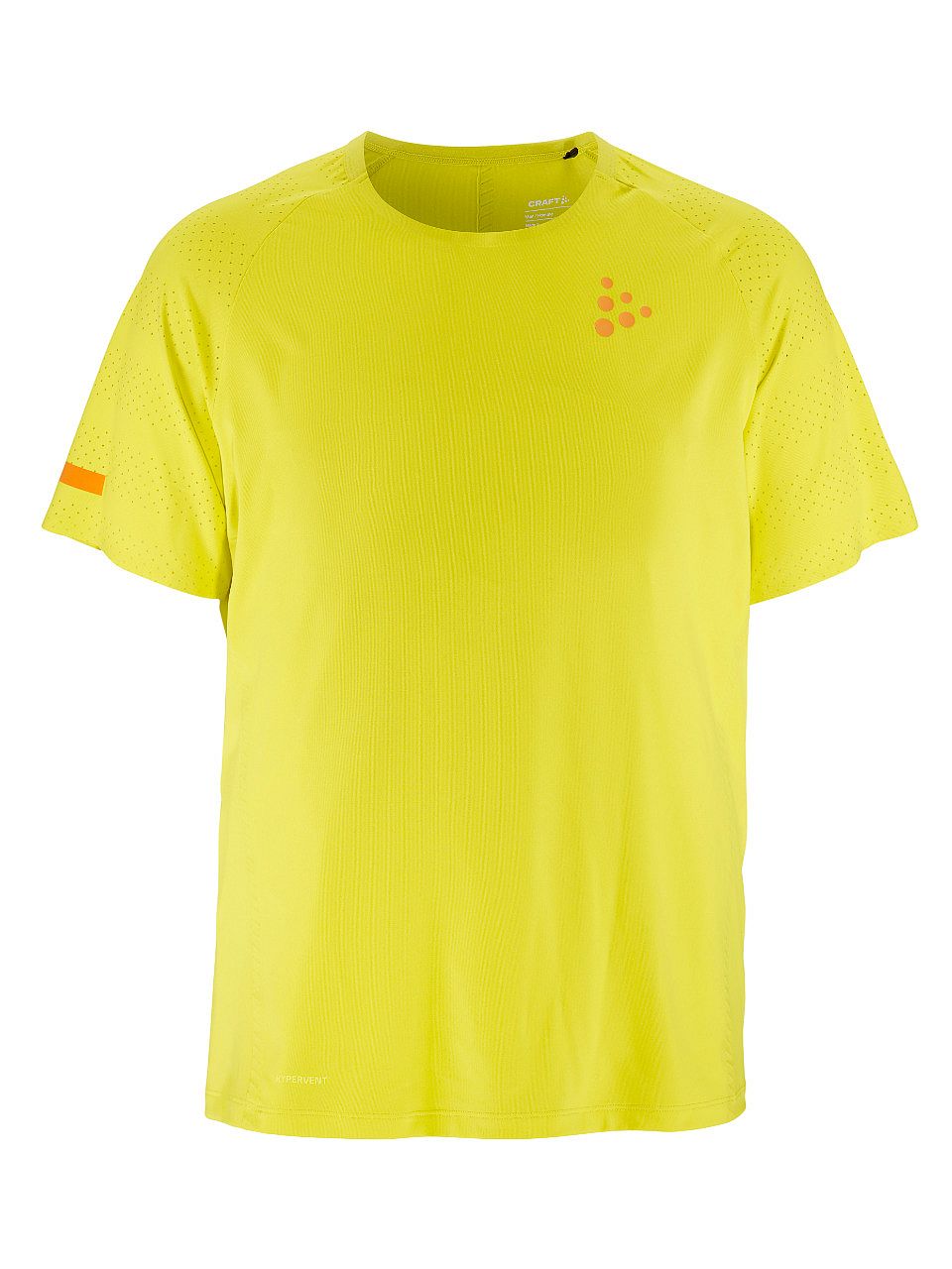1914589-503000-Craft-PRO-Hypervent-hardloopshirt-korte-mouw-2-geel-heren-afbeelding-1