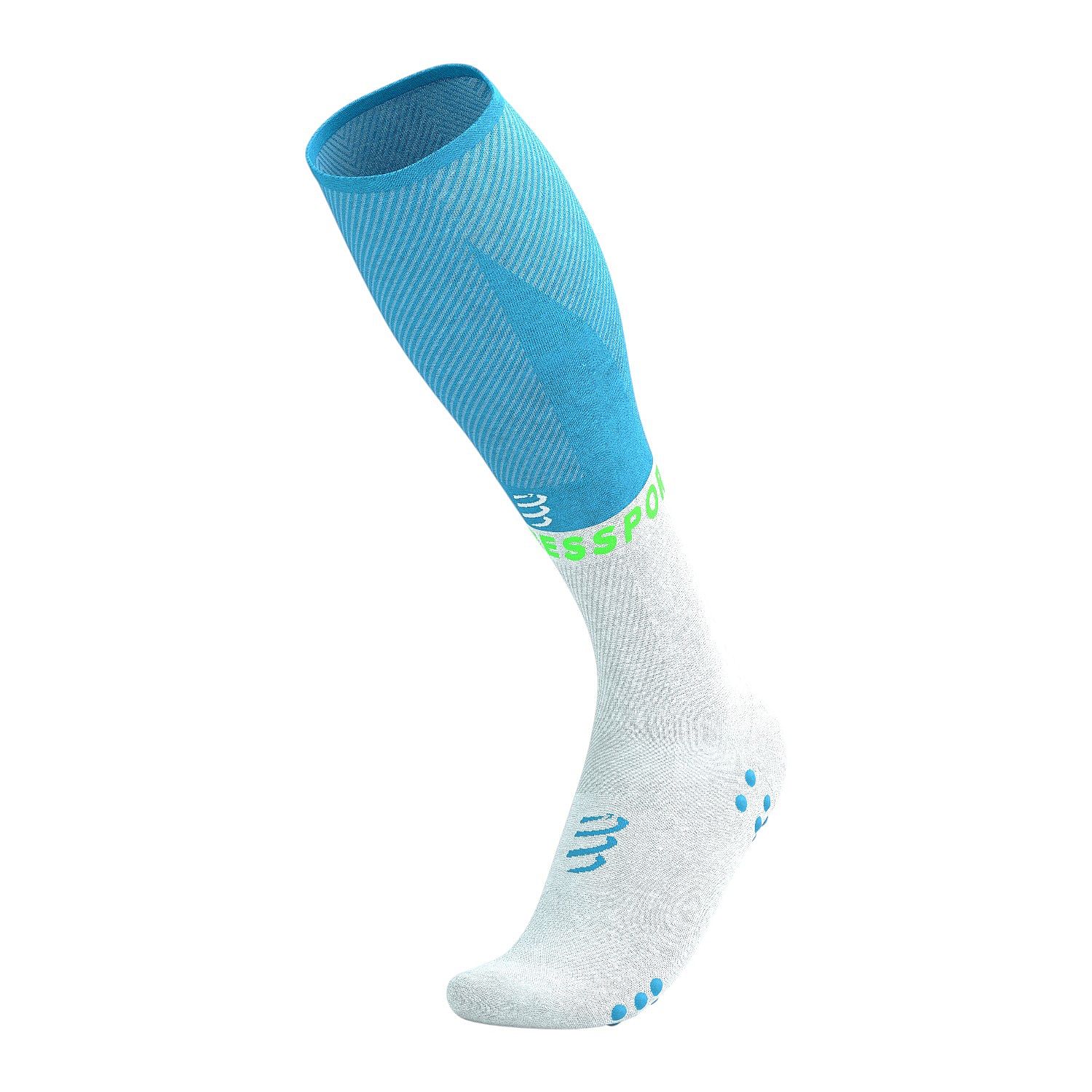 140267-Compressport-Full-Oxygen-hardloopsokken-blauwwit-afbeelding-4