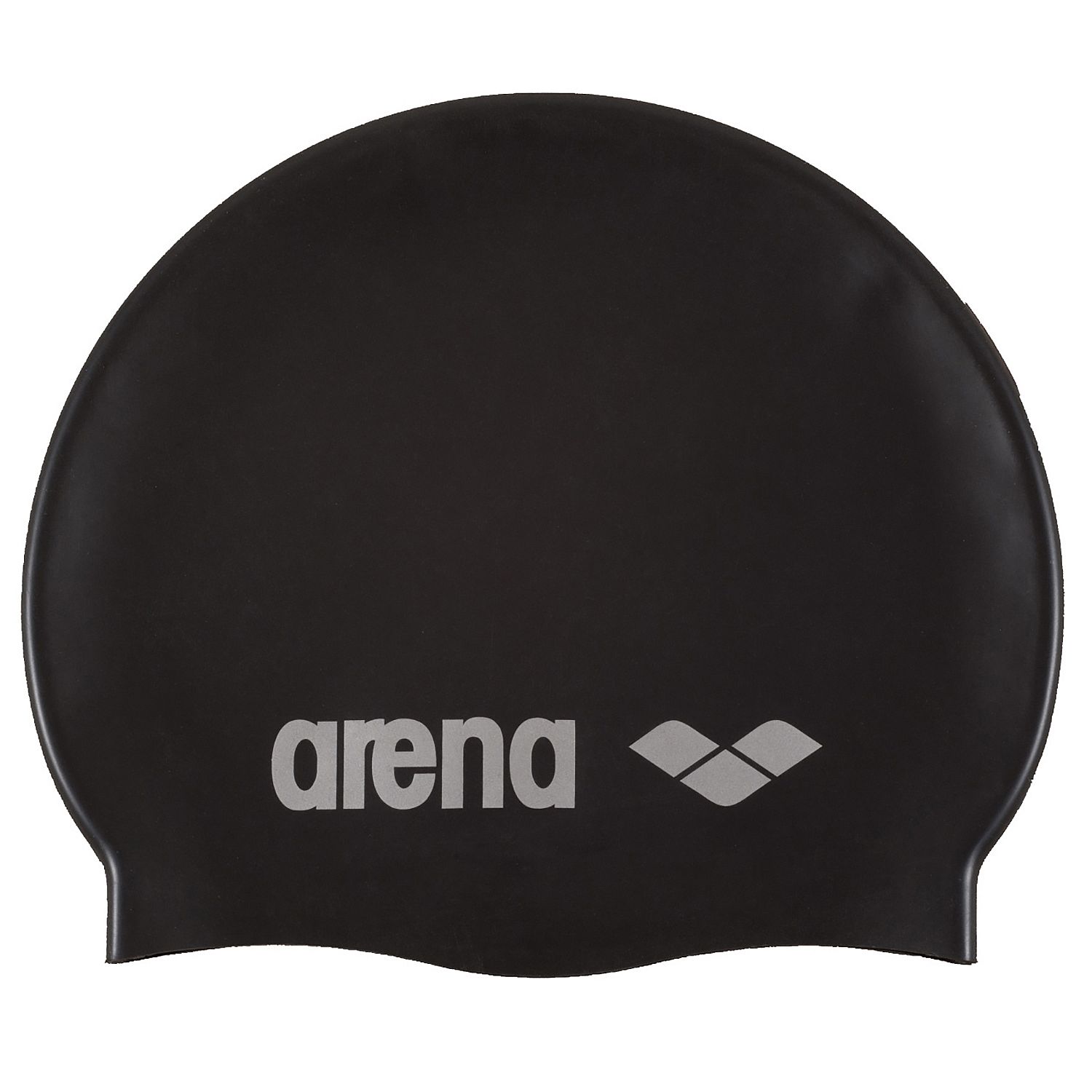 105277-Arena-Classic-Silicone-swimcap-zwartzilver-afbeelding-1
