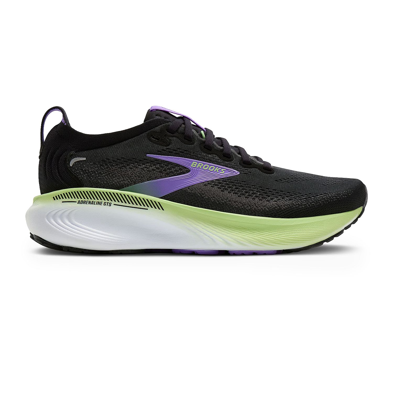 145187-Brooks-Adrenaline-GTS-25-hardloopschoenen-BlackBlackened-PearlPurple-dames-afbeelding-1
