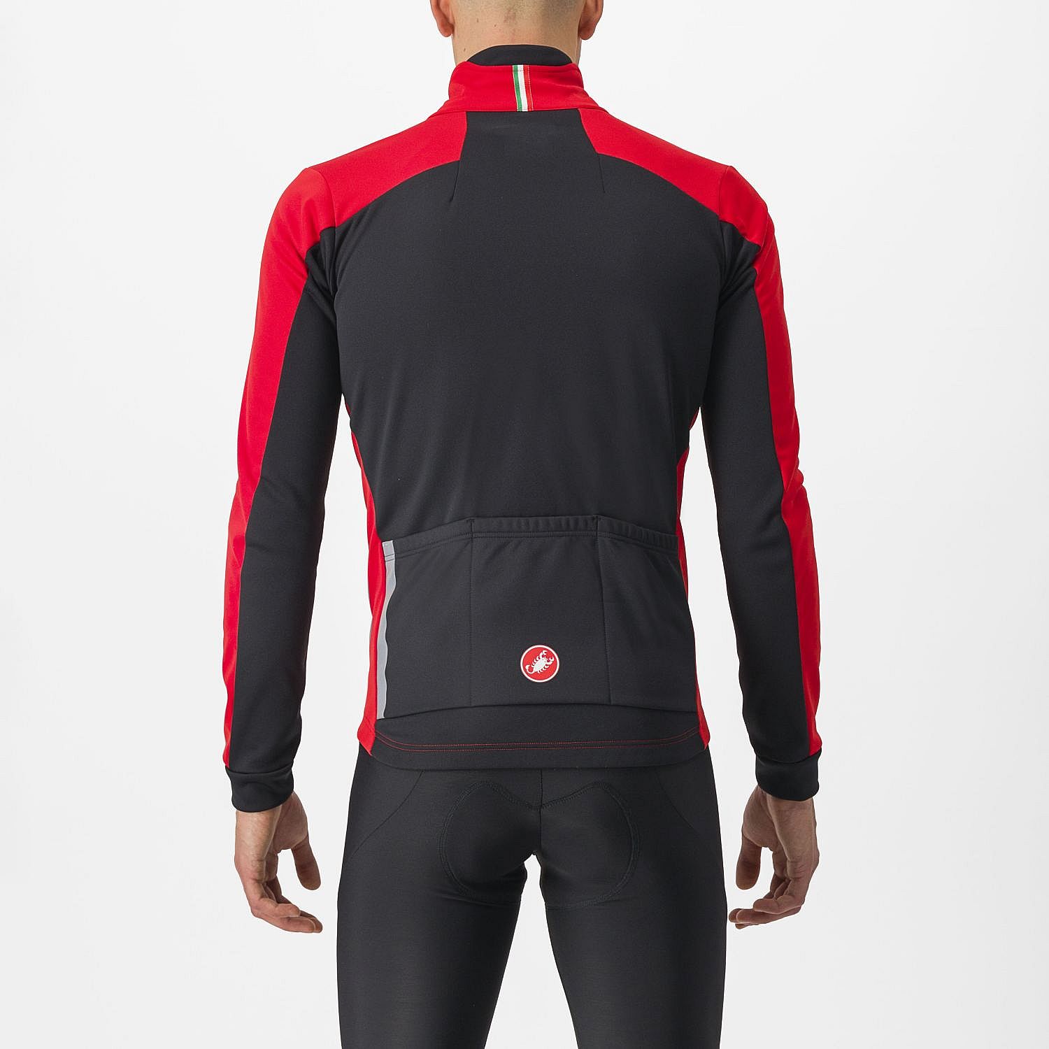 90870-Castelli-Entrata-lange-mouw-fietsjack-roodzwart-heren-afbeelding-2