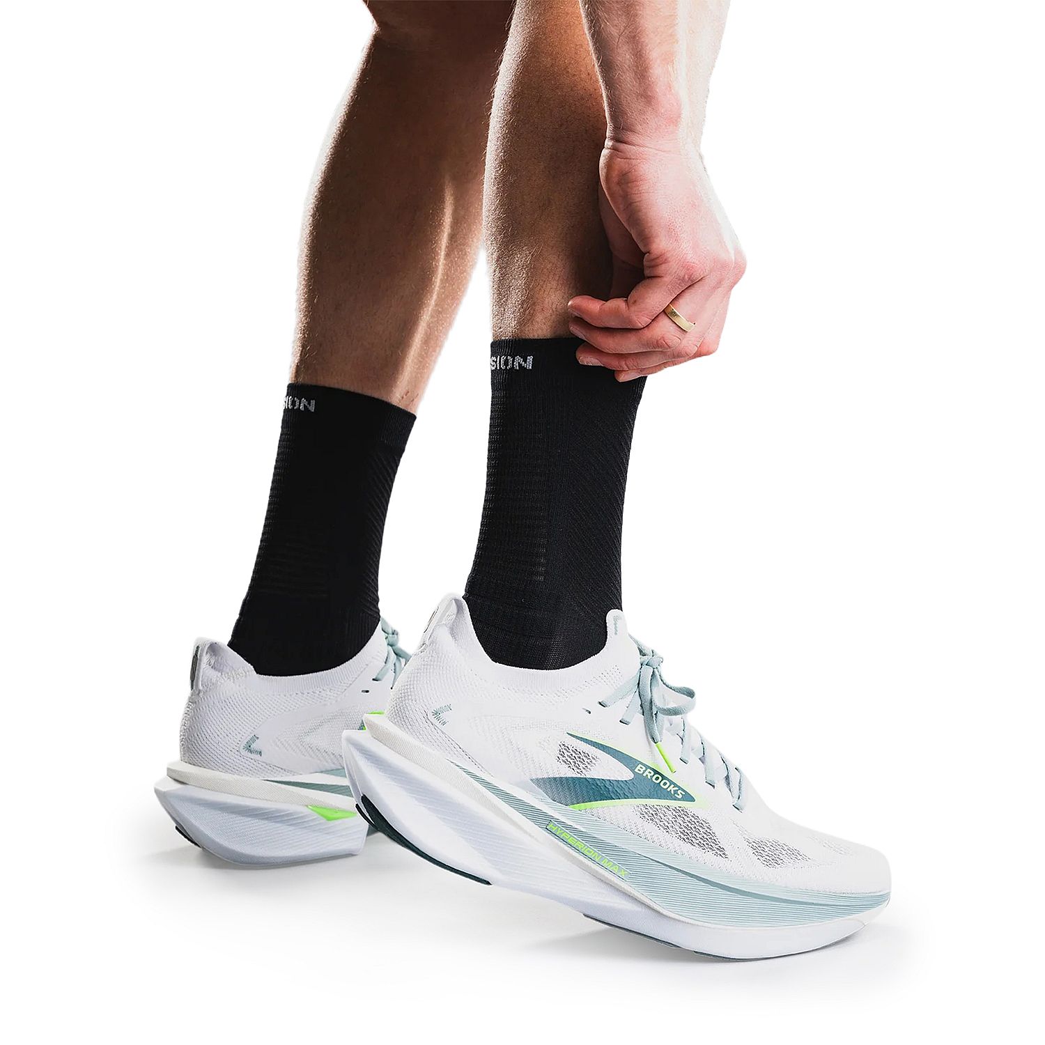 144574-Fusion-Tempo-Pro-Run-Sock-unisex-zwart-afbeelding-1