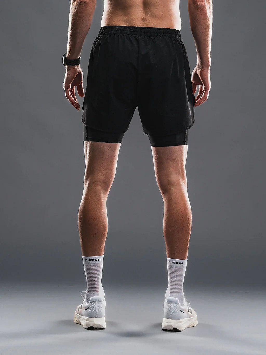 141975-Fusion-Tempo-One-Run-Shorts-zwart-heren-afbeelding-2