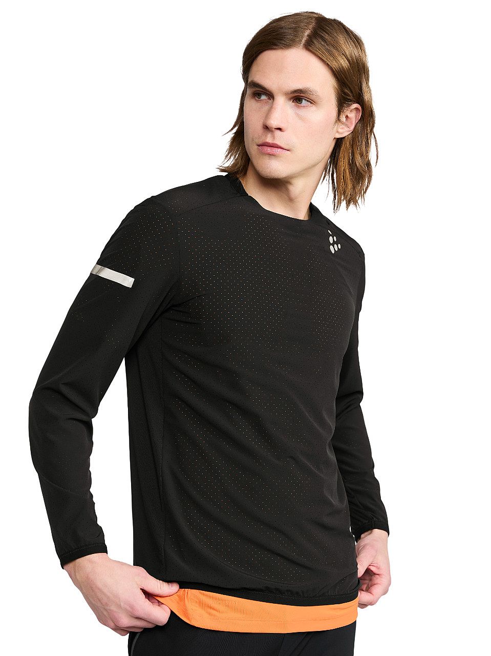 114683-Craft-PRO-Hypervent-Wind-lange-mouw-hardloopshirt-zwart-heren-afbeelding-5