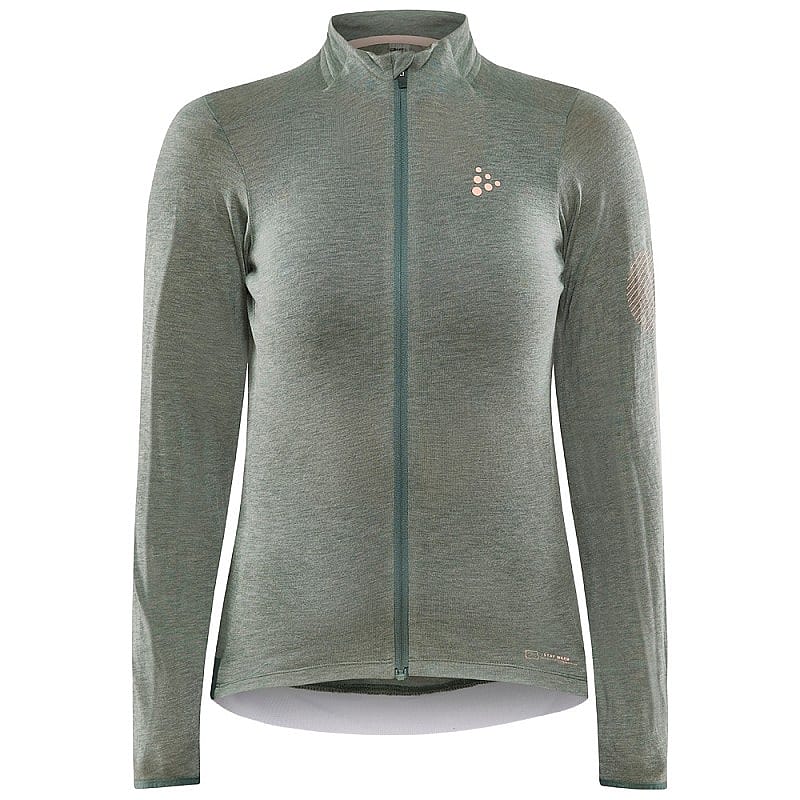 93722-Craft-Core-Bike-Essence-Wool-Jersey-lange-mouw-thyme-dames-afbeelding-1