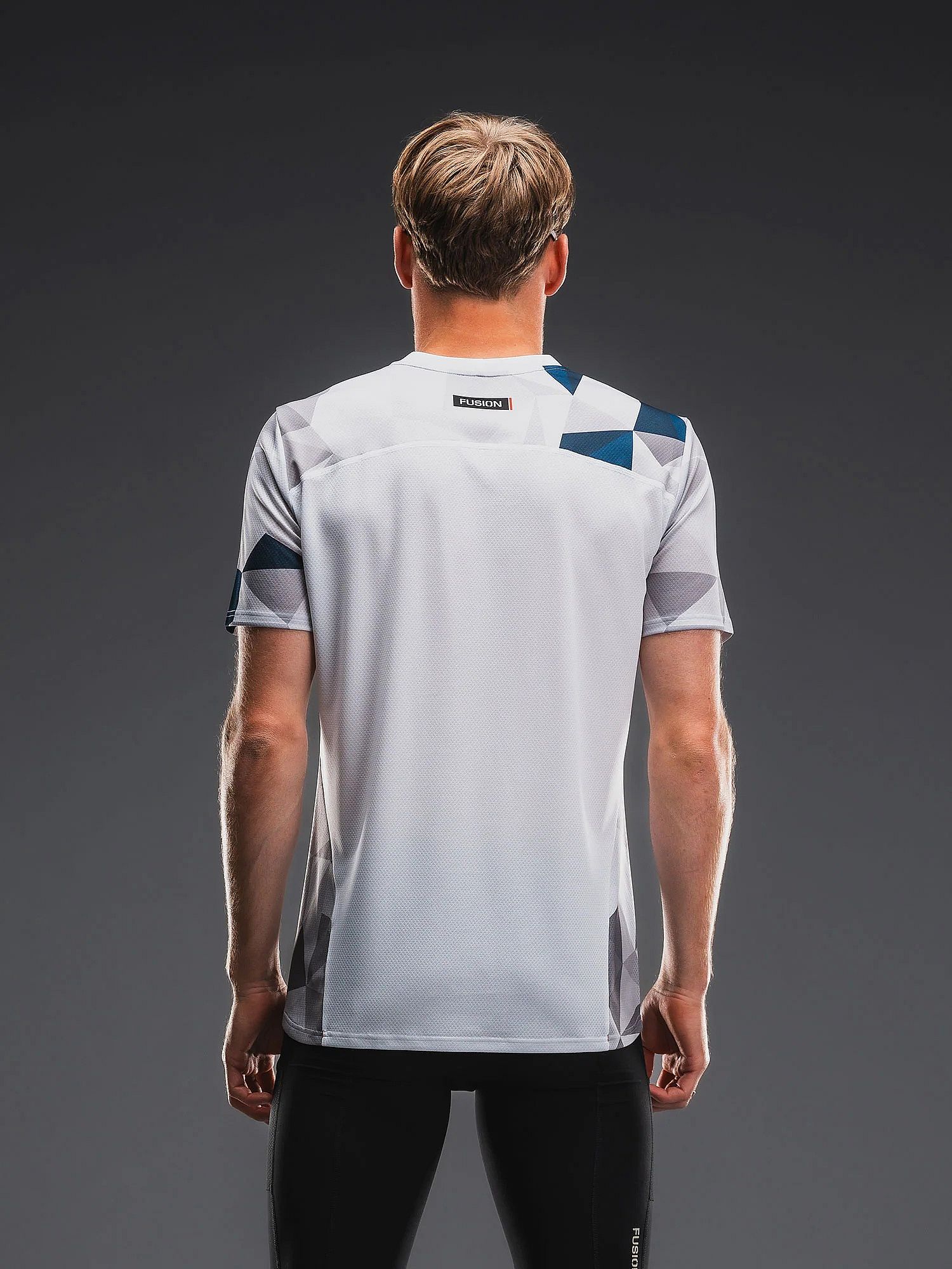 143284-Fusion-Tempo-Run-T-shirt-blauw-unisex-afbeelding-2