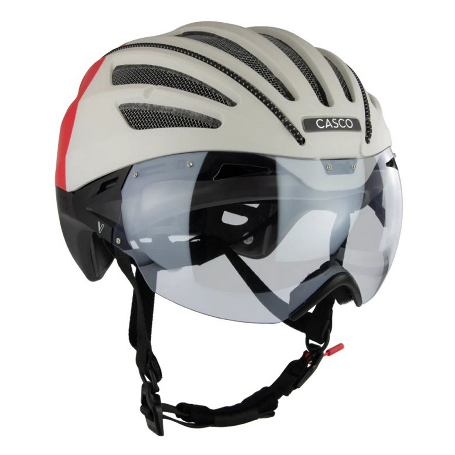 142174-Casco-SPEEDairo-Nitro-Silk-fietshelm-witgrijsrood-afbeelding-1