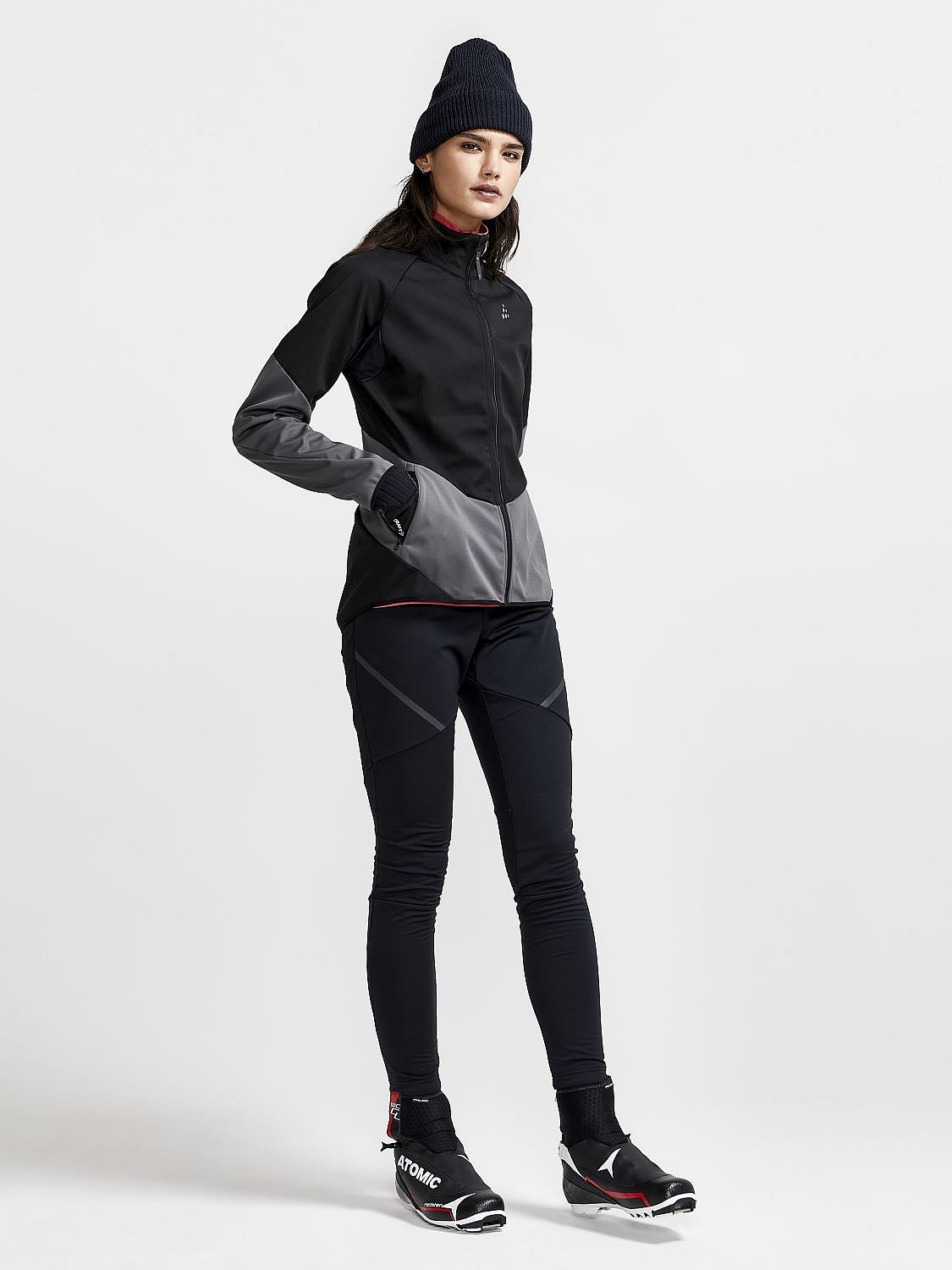 81022-Craft-Glide-softshell-jack-zwart-dames-afbeelding-5