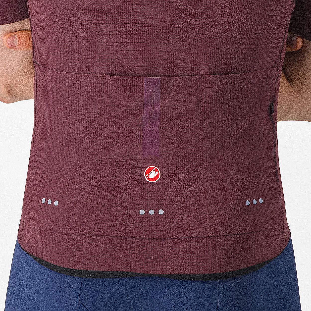 114968-Castelli-Premio-evo-fietsshirt-korte-mouw-deep-bordeaux-heren-afbeelding-3
