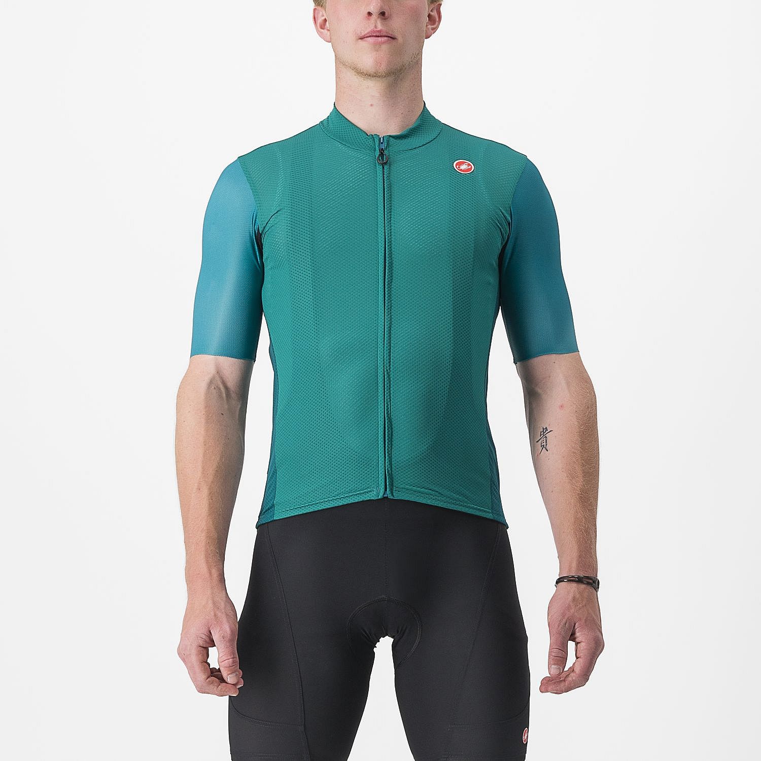 4522022-319-Castelli-Endurance-Elite-korte-mouw-fietsshirt-turquoise-heren-afbeelding-1