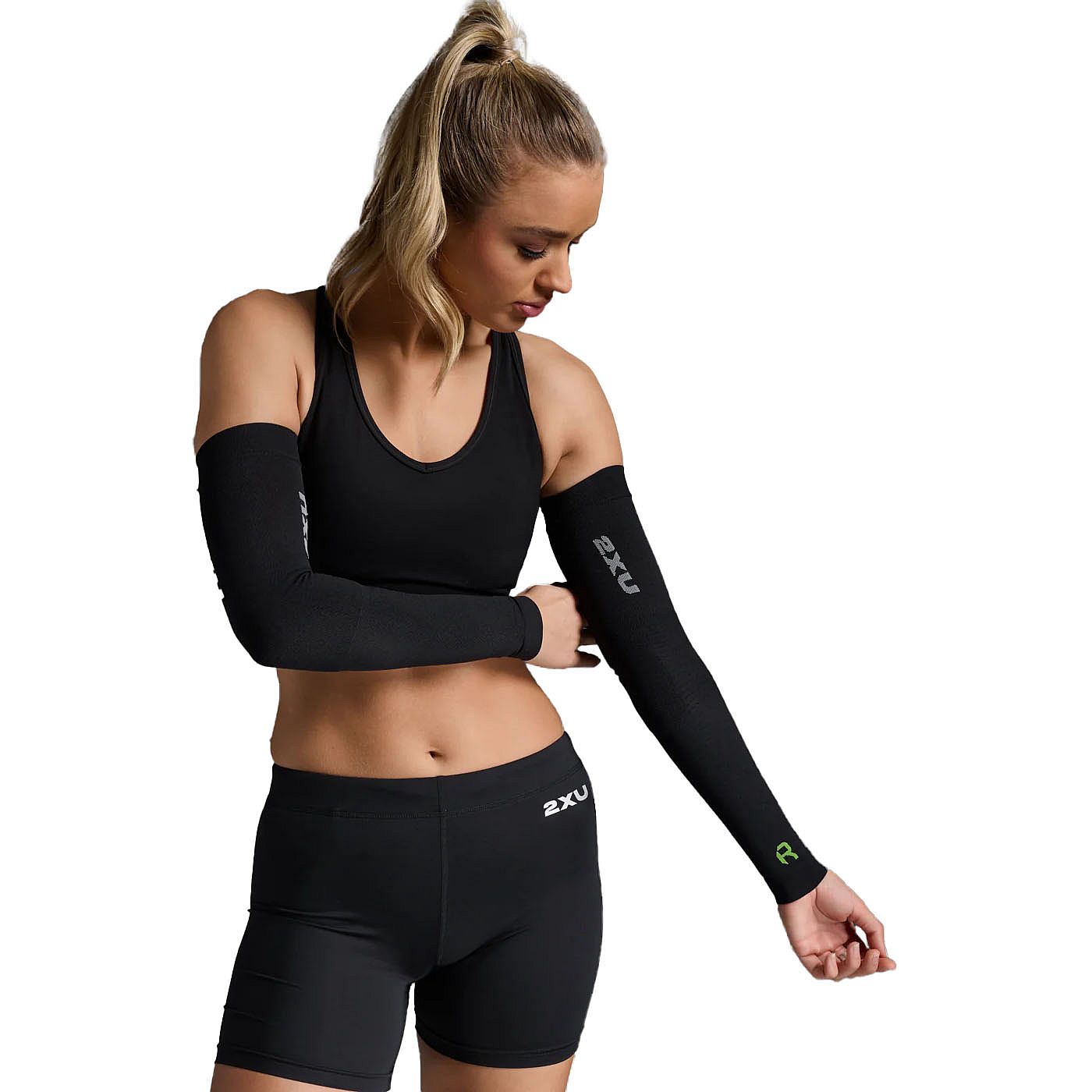 113041-2XU-Recovery-Flex-Arm-Sleeves-BlackNero-unisex-afbeelding-1