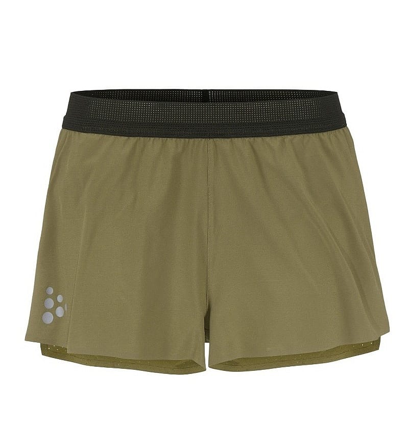 114750-Craft-PRO-Hypervent-Split-hardloopbroek-kort-2-groen-heren-afbeelding-1