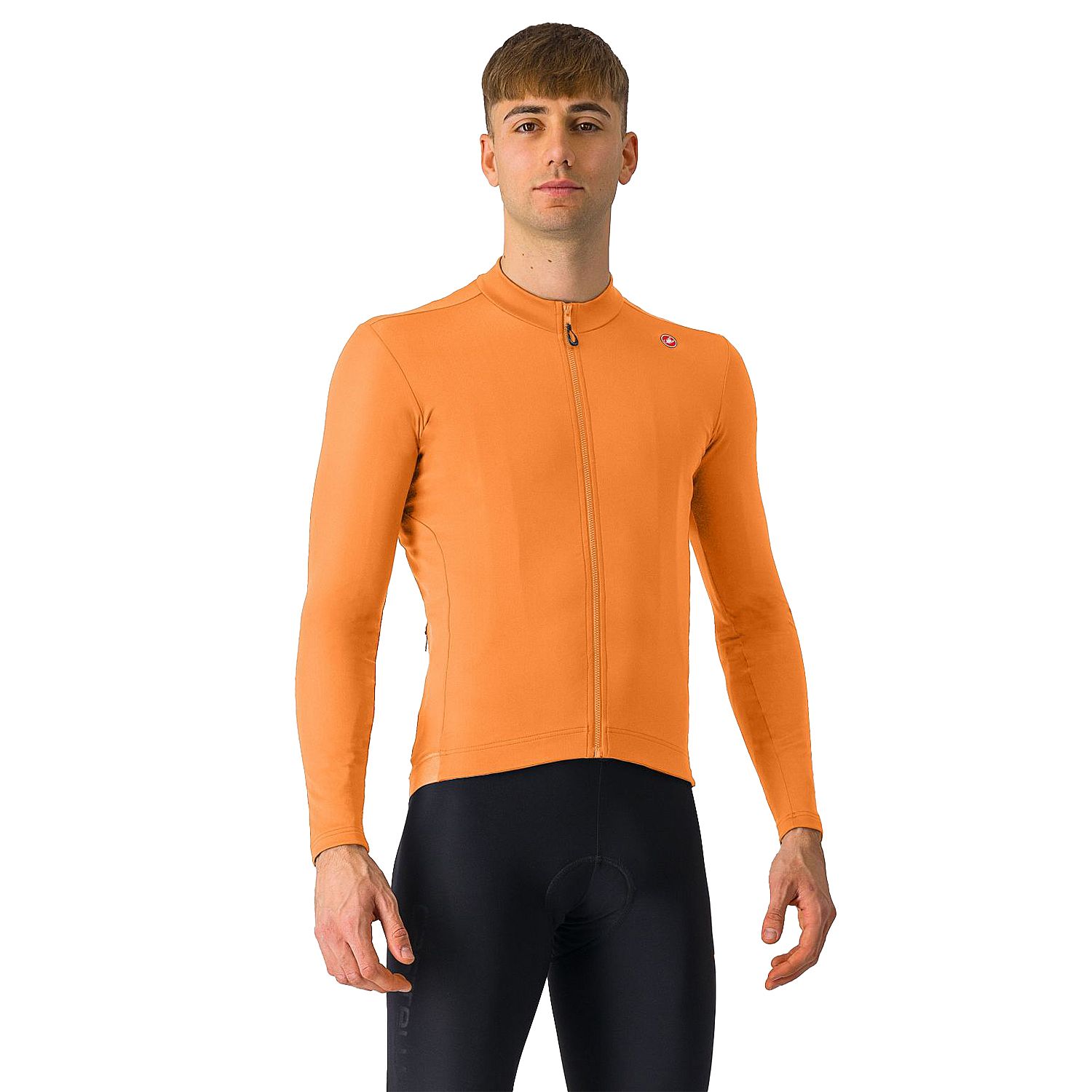 103553-Castelli-Espresso-thermal-jersey-lange-mouw-vivid-orangedark-gray-heren-afbeelding-1