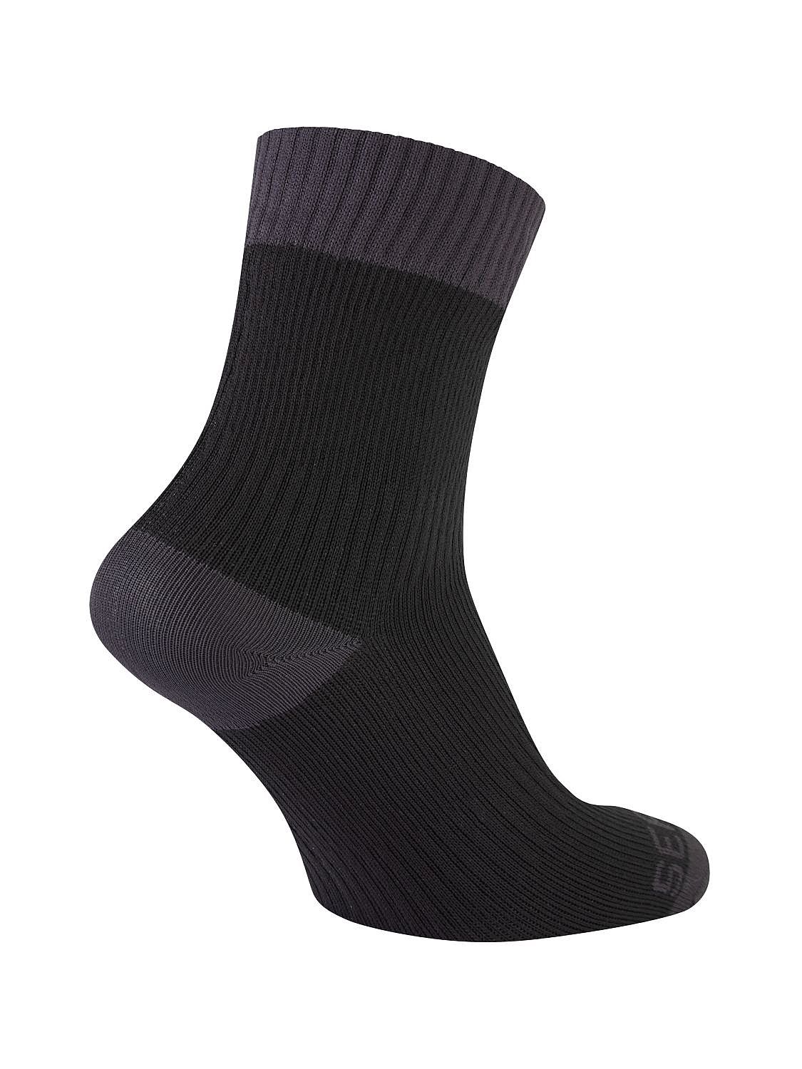 103992-Sealskinz-Wretham-waterproof-ankle-length-fietssok-zwart-unisex-afbeelding-1